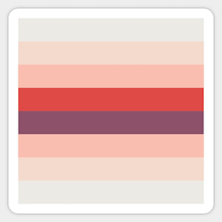 Horizontal stripes Sticker